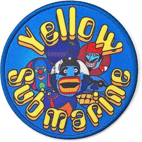 The Beatles Patch: Yellow Submarine Baddies Circle YSPAT11