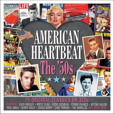 American Heartbeat The '50s Various 3 x CD SET (NOT NOW)