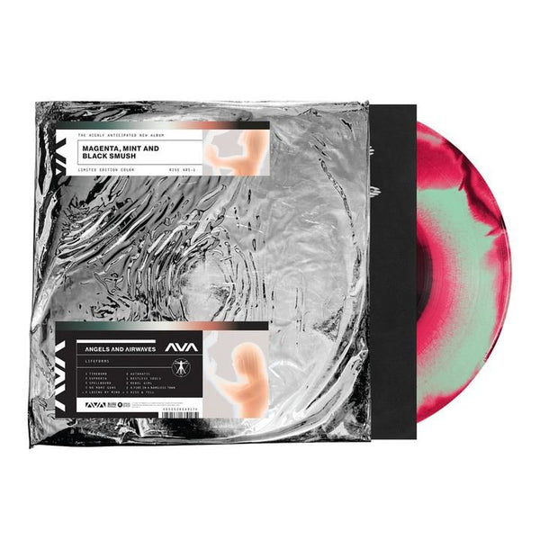 Angels And Airwaves Lifeforms MAGENTA, MINT AND BLACK SMUSH COLOURED VINYL LP