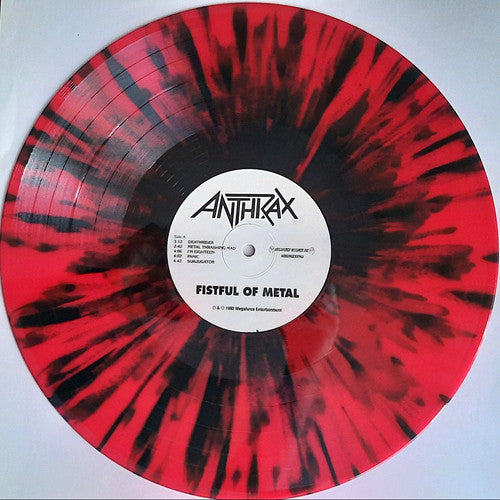 Anthrax ‎– Fistful Of Metal BLACK & MAGENTA SPLATTER COLOURED VINYL LP