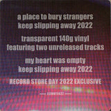 A Place to Bury Strangers - Keep Slipping Away - TRANSPARENT CLEAR COLOURED VINYL 140 GRAM LP