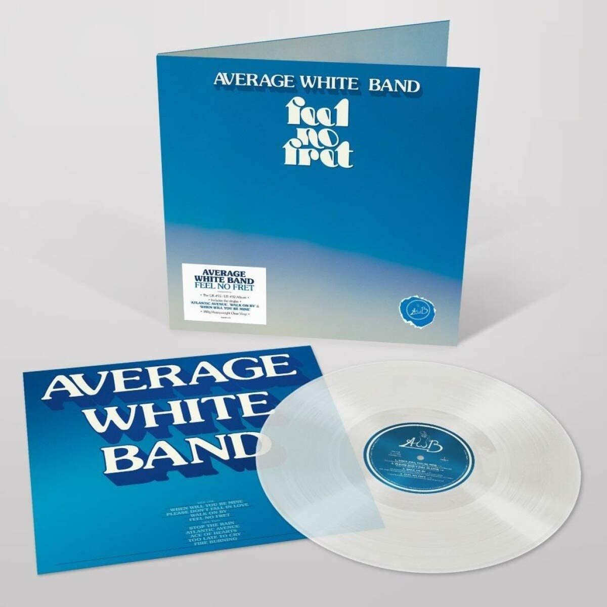 Average White Band – Feel No Fret CLEAR COLOURED VINYL 180 GRAM LP