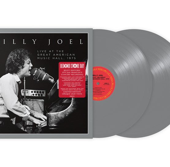 BILLY JOEL - LIVE AT THE GREAT AMERICAN MUSIC HALL - 2 x GREY COLOURED VINYL LP SET (RSD23)