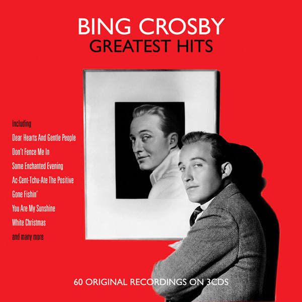 bing crosby greatest hits 3 X CD SET (NOT NOW)