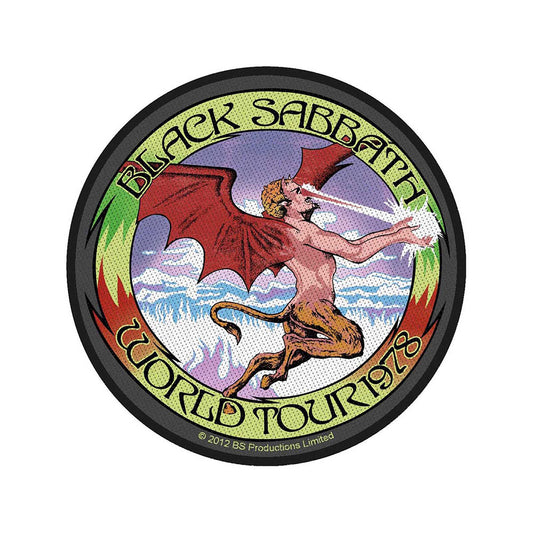 BLACK SABBATH PATCH: WORLD TOUR 1978