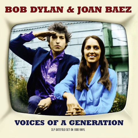 Bob Dylan & Joan Baez ‎– Voices Of A Generation 2 x 180 GRAM VINYL LP SET