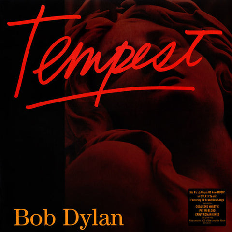 Bob Dylan Tempest 2 x LP SET & with Free CD (SONY)