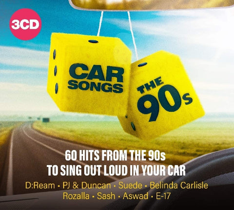 Car Songs The 90s 3 x CD SET