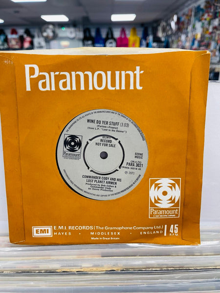 Commander Cody And His Lost Planet Airmen – Hot Rod Lincoln - DEMO ISSUE 7" SINGLE
