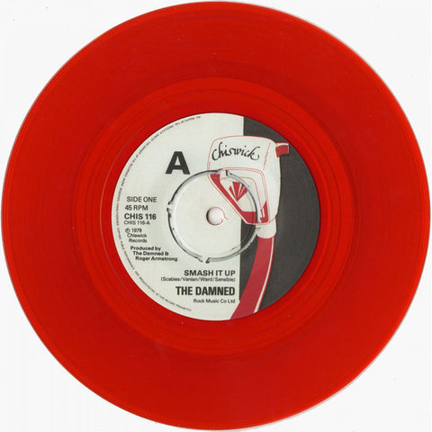 The Damned ‎– Smash It Up RED COLOURED VINYL 7"