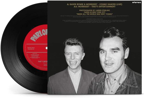 David Bowie & Morrissey Cosmic Dancer 7"