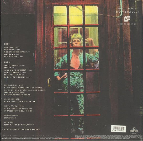 David Bowie – The Rise And Fall Of Ziggy Stardust - GOLD COLOURED VINYL LP