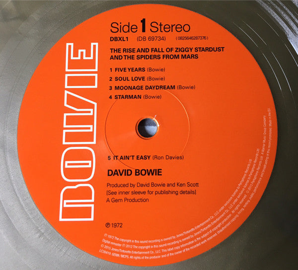 David Bowie – The Rise And Fall Of Ziggy Stardust - GOLD COLOURED VINYL LP