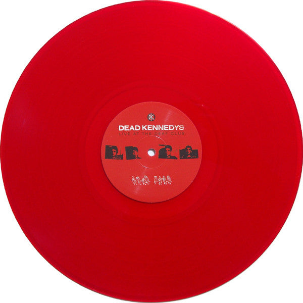 Dead Kennedys ‎– Live At The Deaf Club RED COLOURED VINYL LP