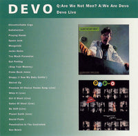 devo are we not men? live CD (UNIVERSAL)