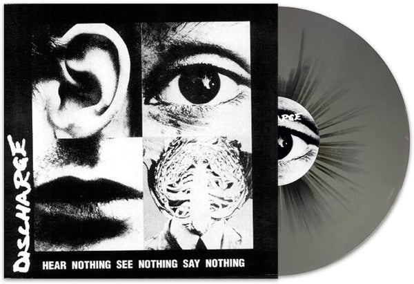 Discharge Hear Nothing See Nothing Say Nothing SPLATTER COLOURED VINYL LP