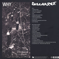 Discharge ‎– Why CLEAR COLOURED VINYL LP