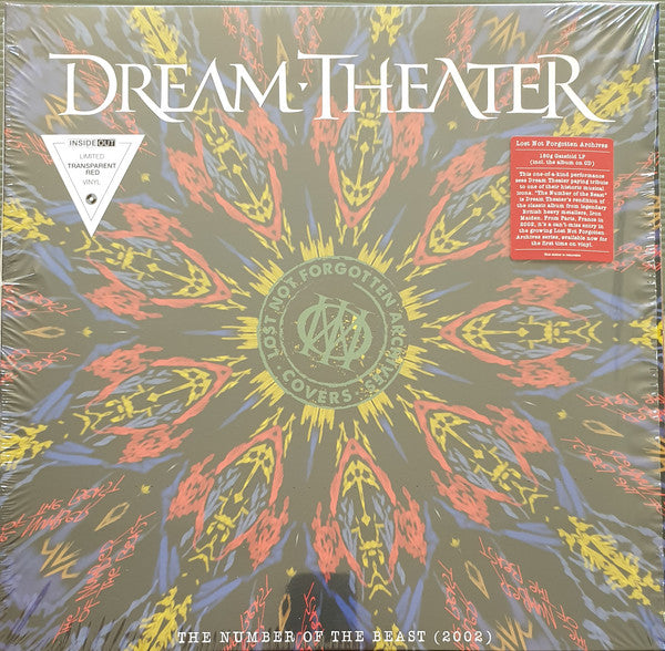 Dream Theater – The Number Of The Beast (2002) RED COLOURED VINYL LP + FREE CD