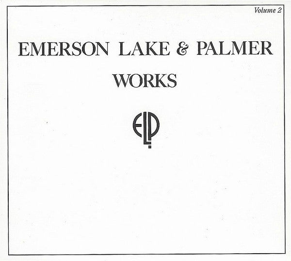 Emerson Lake & Palmer Works Volume 2 2 X CD SET