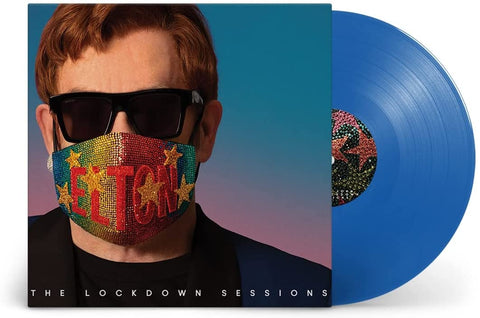 Elton John The Lockdown Sessions 2 x BLUE COLOURED VINYL LP SET