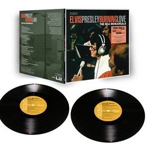 ELVIS PRESLEY - BURNING LOVE : THE RCA REHEARSALS- 2 x VINYL LP SET (RSD23)