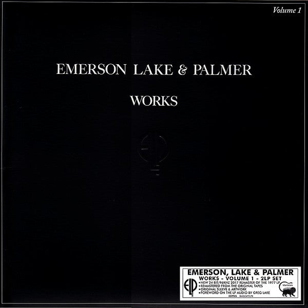 Emerson Lake & Palmer ‎– Works (Volume 1) 2 x VINYL LP SET