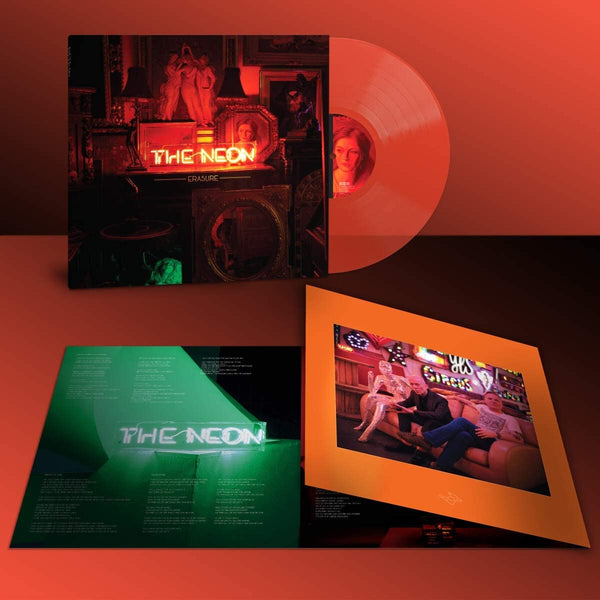 Erasure - The Neon - NEON ORANGE COLOURED VINYL LP & BOOKLET