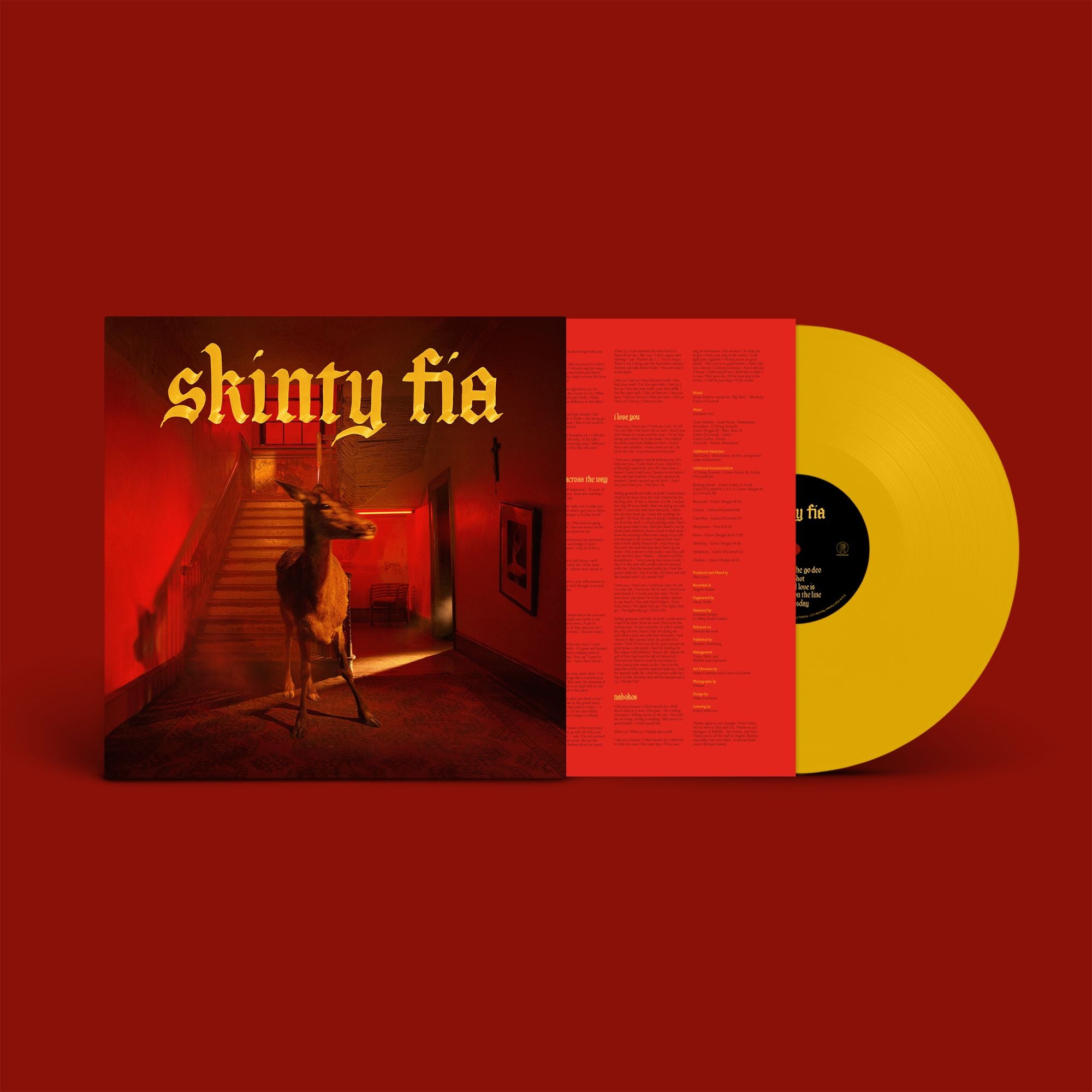 Fontaines D.C. ‎– Skinty Fia YELLOW COLOURED VINYL LP (LIMITED EDITION)