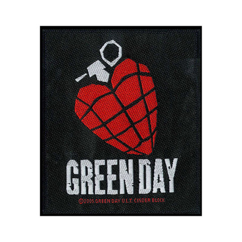 GREEN DAY PATCH: HEART GRENADE SP2918