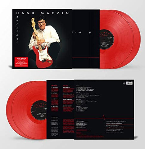 Hank Marvin ‎– Heartbeat 2 x RED COLOURED VINYL 180 GRAM LP SET