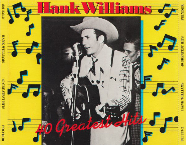 hank williams 40 greatest hits 2 x CD SET (UNIVERSAL)