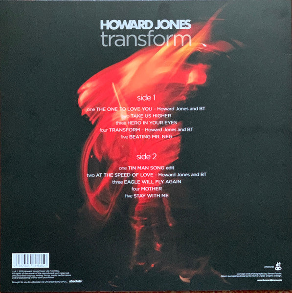 Howard Jones - Transform - VINYL LP