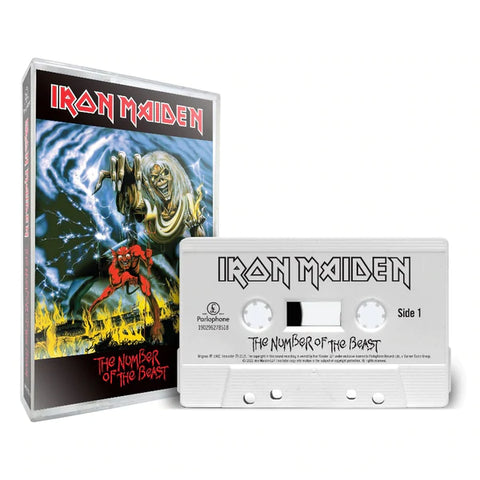 Iron Maiden The Number Of The Beast 40TH ANNIVERSARY CASSETTE TAPE