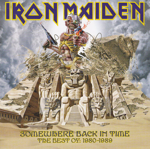 iron maiden somewhere back in time the best 1980 - 1990 CD (WARNER)