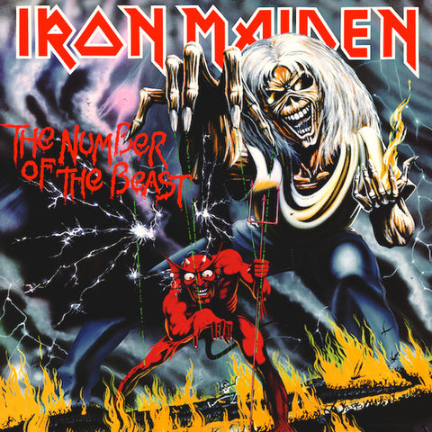Iron Maiden ‎The Number Of The Beast LP (WARNER)