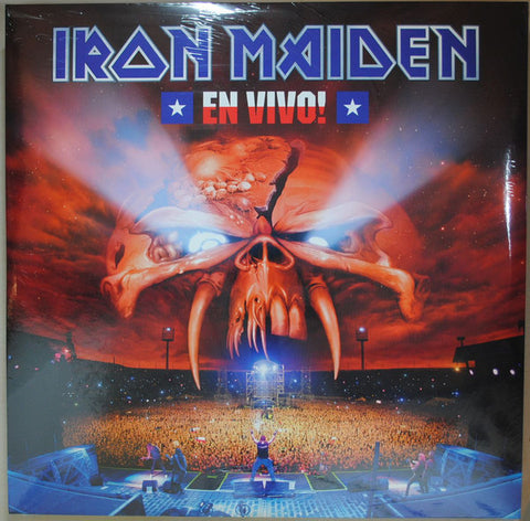Iron Maiden En Vivo! 3 x 180 GRAM VINYL LP SET (WARNER)