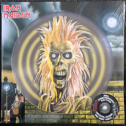 Iron Maiden ‎– Iron Maiden CRYSTAL CLEAR PICTURE DISC VINYL LP