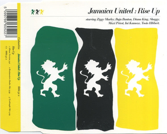 Jamaica United – Rise Up CD SINGLE (used)
