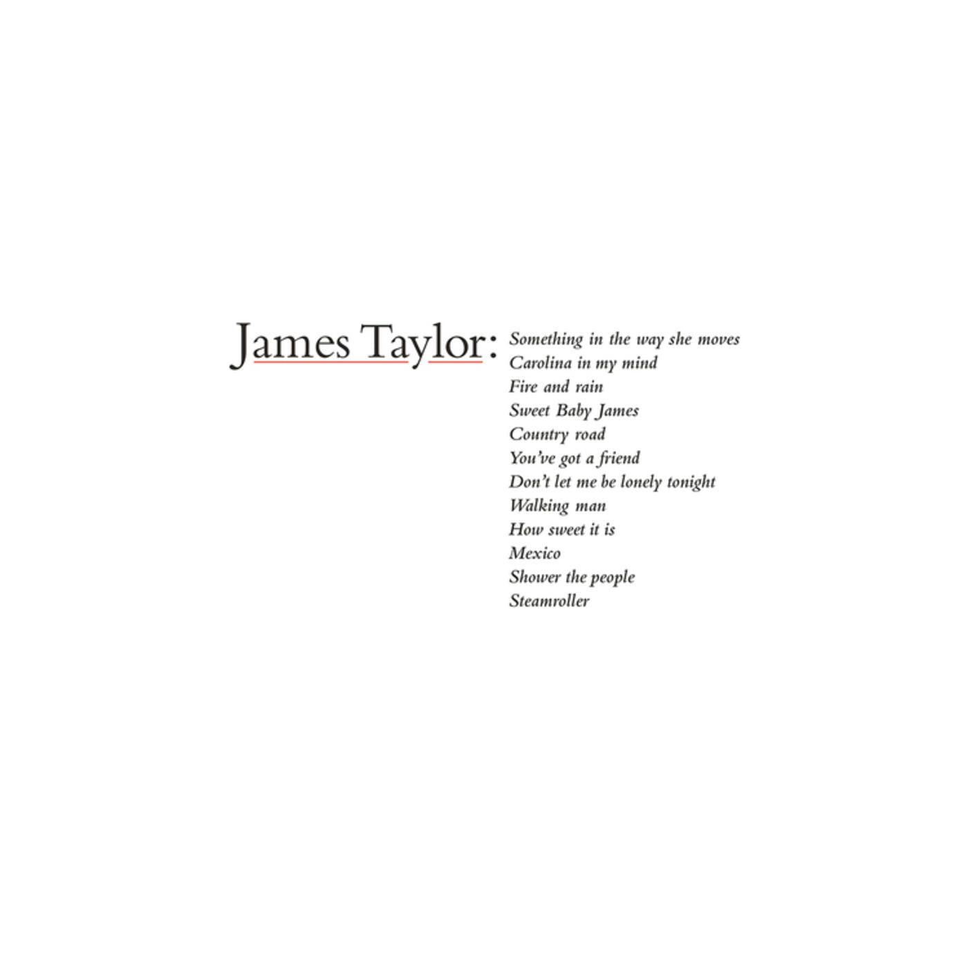 James Taylor - Greatest Hits - CD ALBUM