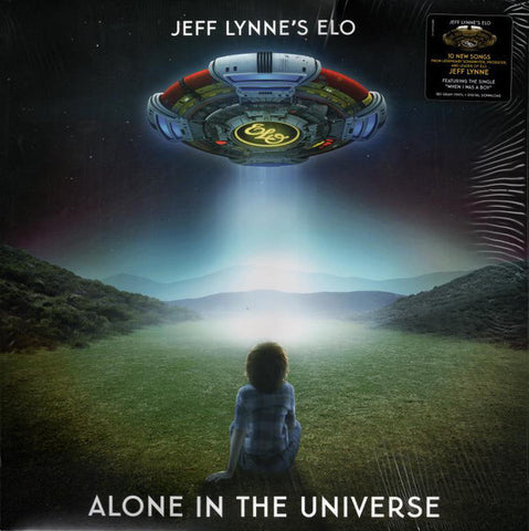 jeff lynne's elo alone in the universe LP (SONY)