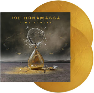 Joe Bonamassa Time Clocks 2 x GOLD COLOURED VINYL 180 GRAM LP SET