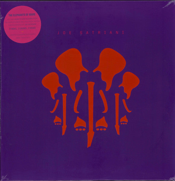 Joe Satriani – The Elephants Of Mars 2 x PURPLE COLOURED VINYL 180 GRAM LP - EXCLUSIVE