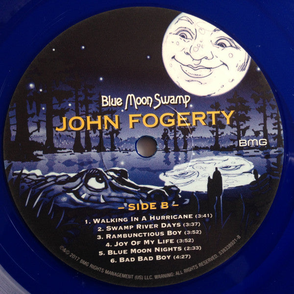 John Fogerty ‎– Blue Moon Swamp - BLUE COLOURED VINYL LP