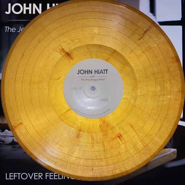 John Hiatt With The Jerry Douglas Band ‎– Leftover Feelings GOLDEN COLOURED VINYL LP