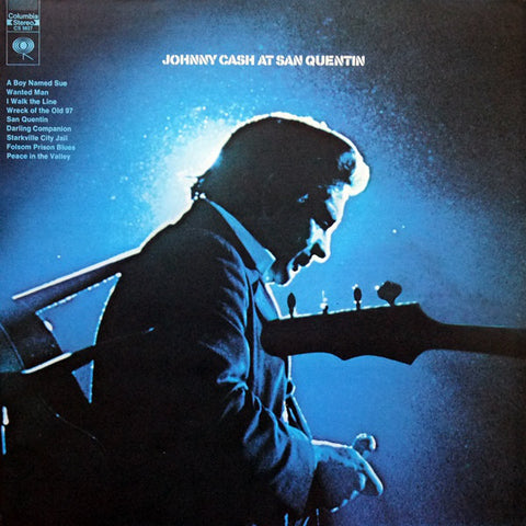 johnny cash at san quentin LP (SONY)