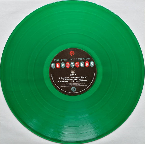 Levellers ‎– We The Collective / Extras - GREEN COLOURED VINYL LP & BONUS 12"