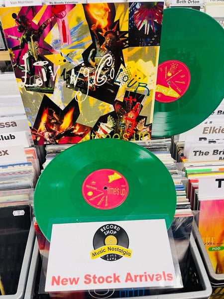 Living Colour - Time's Up - 2 x GREEN COLOURED VINYL LP SET (used)