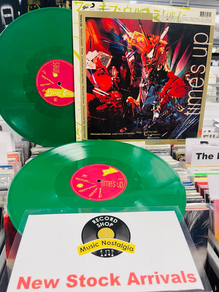 Living Colour - Time's Up - 2 x GREEN COLOURED VINYL LP SET (used)