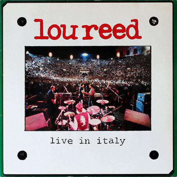 Lou Reed – Live In Italy 2 x VINYL LP SET