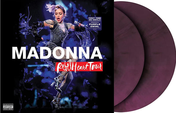 Madonna – Rebel Heart Tour - 2 x PURPLE SWIRL COLOURED VINYL LP SET